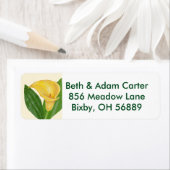 Calla Lily-adreslabel Etiket (Insitu)