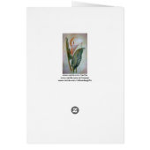 Calla Lily Beauful Botanical Art (Achterkant)