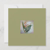 Calla Lily Beauful Botanical Art (Achterkant)