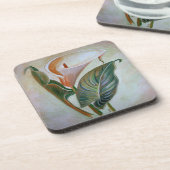 Calla Lily Beauful Botanical Art Drankjes Onderzetter (Linkerzijde)