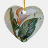 Calla Lily Beauful Botanical Art Keramisch Ornament (Voorkant)
