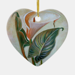 Calla Lily Beauful Botanical Art Keramisch Ornament