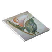 Calla Lily Beauful Botanical Art Notitieblok (Schuin)