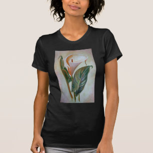 Calla Lily Beauful Botanical Art T-shirt