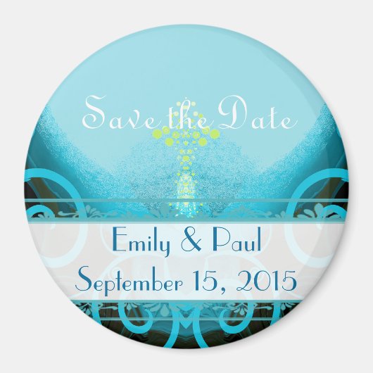 Calla Lily bewaart de Datum Magnet (Voorkant)