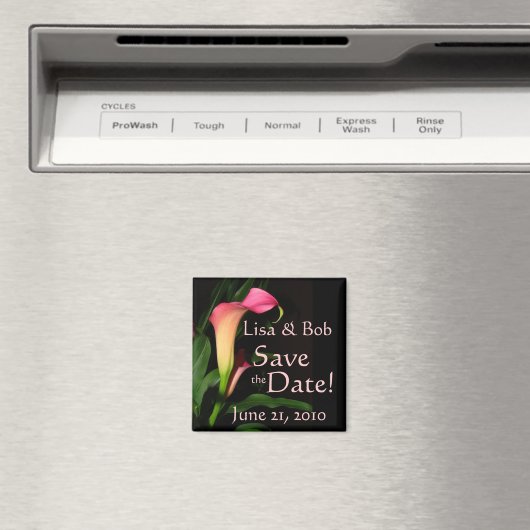 Calla Lily bewaart de Datum Magnet (Insitu (Vaatwasser))