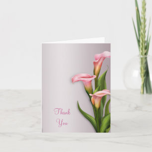 Calla Lily Bloem Bedankkaart
