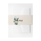 Calla Lily Bloem Bloemrijke Elegante Trouw Uitnodigingen Wikkel (Voorkant Voorbeeld)