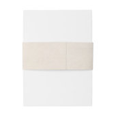 Calla Lily Bloem Bloemrijke Elegante Trouw Uitnodigingen Wikkel (Achterkant Voorbeeld)