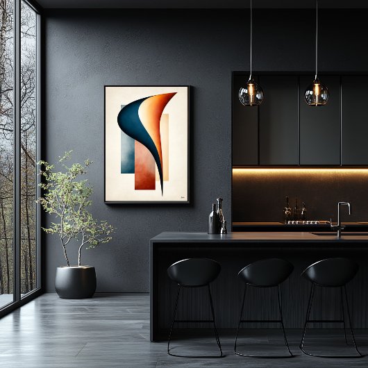 Calla Lily Bloem Japandi Minimalistische Botanisch Poster