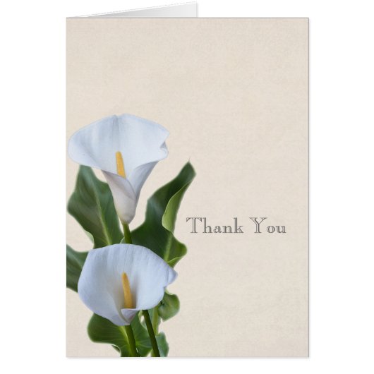 Calla Lily Bloemen Bloemstuk Elegante Bruiloft (Voorkant)