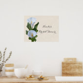 Calla Lily Bloemen Bloemstuk Elegante Bruiloft Poster (Keuken)