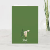Calla Lily Botanische Bruiloft Orde van Service Programma (Achterkant)