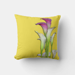 Calla Lily Bouquet Yellow Kussen