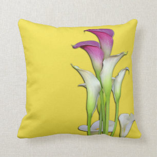 Calla Lily Bouquet Yellow Kussen