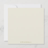 Calla Lily Bridal Shower Invitaties Kaart (Achterkant)