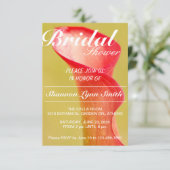 Calla Lily Bridal uitnodiging (Staand voorkant)