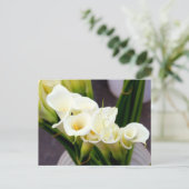 Calla Lily briefkaart (Staand voorkant)