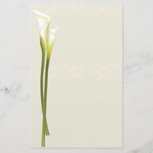 Calla Lily briefpapier (Voorkant)