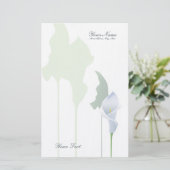 Calla Lily Briefpapier (Staand voorkant)