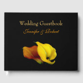 Calla Lily Bruiloft Gastenboek (Voorkant)