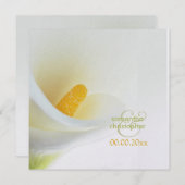 Calla lily/bruiloft Uitnodigingen (Voorkant / Achterkant)