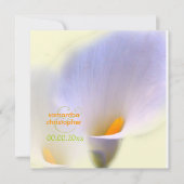 Calla lily/bruiloft Uitnodigingen (Voorkant)
