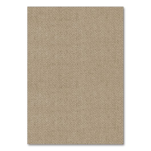 Calla Lily Burlap en Lace Trouwstok Kaarten (Achterkant)