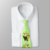 Calla Lily Calla Lelies Print stropdas (Gebonden)