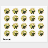 calla lily calla lilies ronde sticker (Vel)