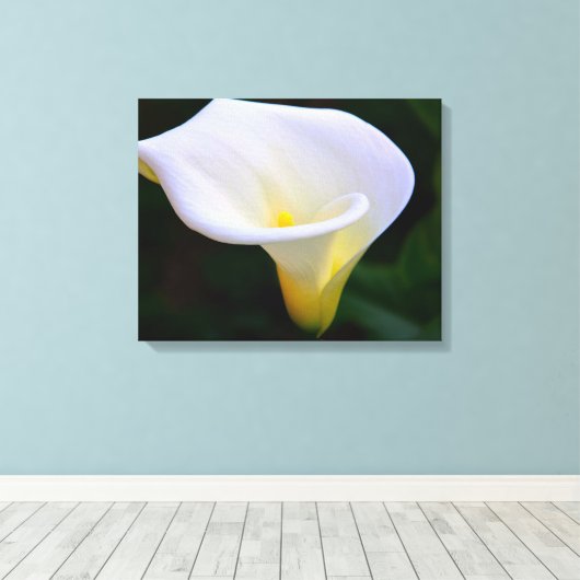 Calla Lily Canvas Afdruk (Insitu (Houten vloer))