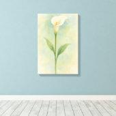 Calla Lily Canvas Afdruk (Insitu (Houten vloer))