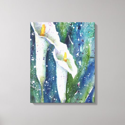 Calla Lily Canvas Afdruk (Voorkant)