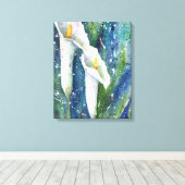 Calla Lily Canvas Afdruk (Insitu (Houten vloer))