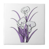 Calla Lily Design Tegeltje (Voorkant)
