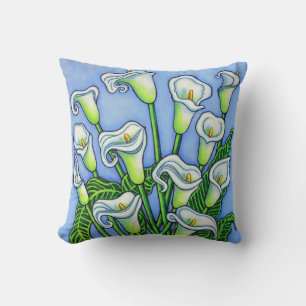 Calla Lily Dreaming Pillow van Lisa Lorenz Kussen