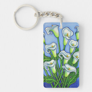 Calla Lily Dreaming Sleutelhanger van Lisa Lorenz