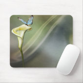 Calla Lily en Butterfly Muismat (Met muis)