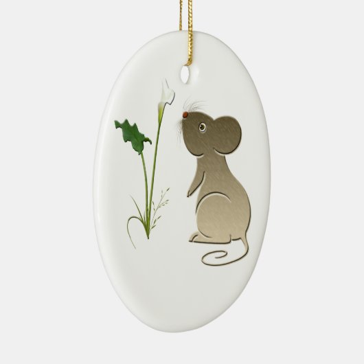 Calla lily en mouse Ornament (Rechts)