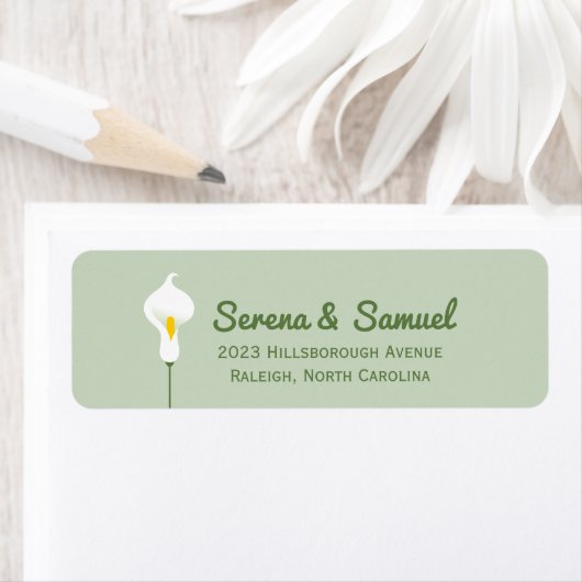 Calla Lily Etiket (Insitu)