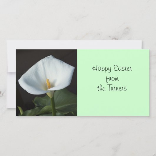 Calla Lily Feestdagenkaart (Voorkant)