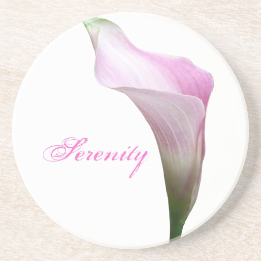 Calla Lily Floral Photography Onderzetter (Voorkant)
