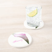 Calla Lily Floral Photography Onderzetter (Zijkant)