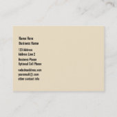 Calla Lily Flower | Botanische Waterverf Visitekaartje (Achterkant)