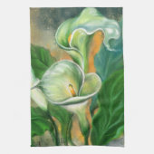 Calla Lily Flower Kitchen-handdoeken Theedoek (Verticaal)