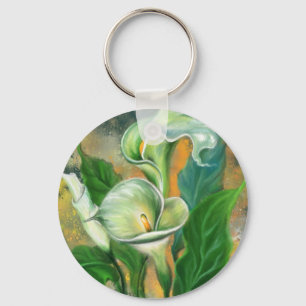 Calla Lily Flower Sleutelhanger