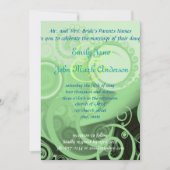 Calla Lily Flower Wedding Invitation Kaart (Voorkant)