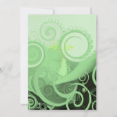 Calla Lily Flower Wedding Invitation Kaart (Achterkant)