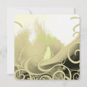 Calla Lily Flower Wedding Invitation Kaart (Achterkant)