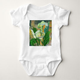 Calla Lily Flowers Baby Bodysuit
